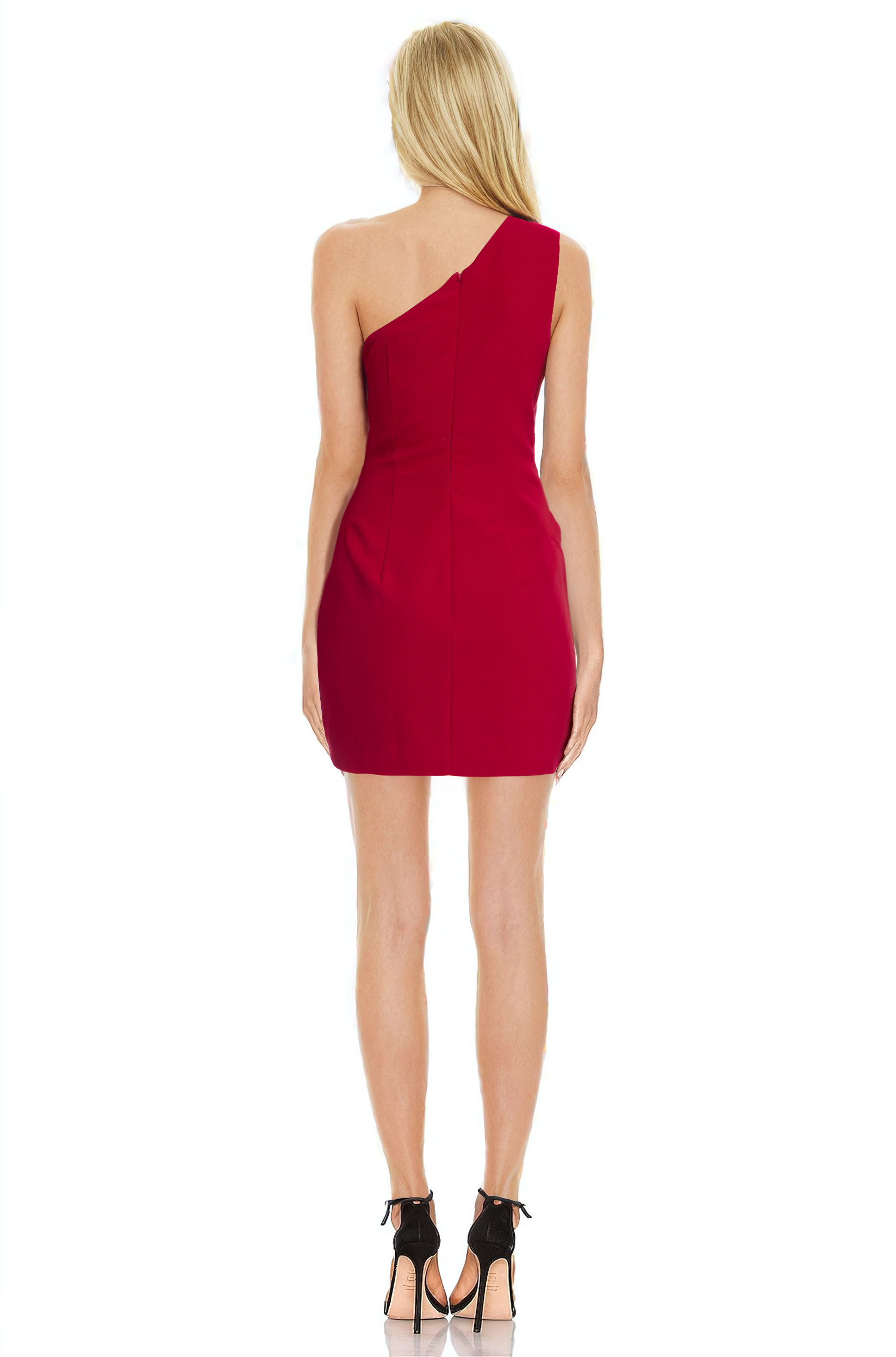 Chiara One Shoulder Fitted Mini Dress