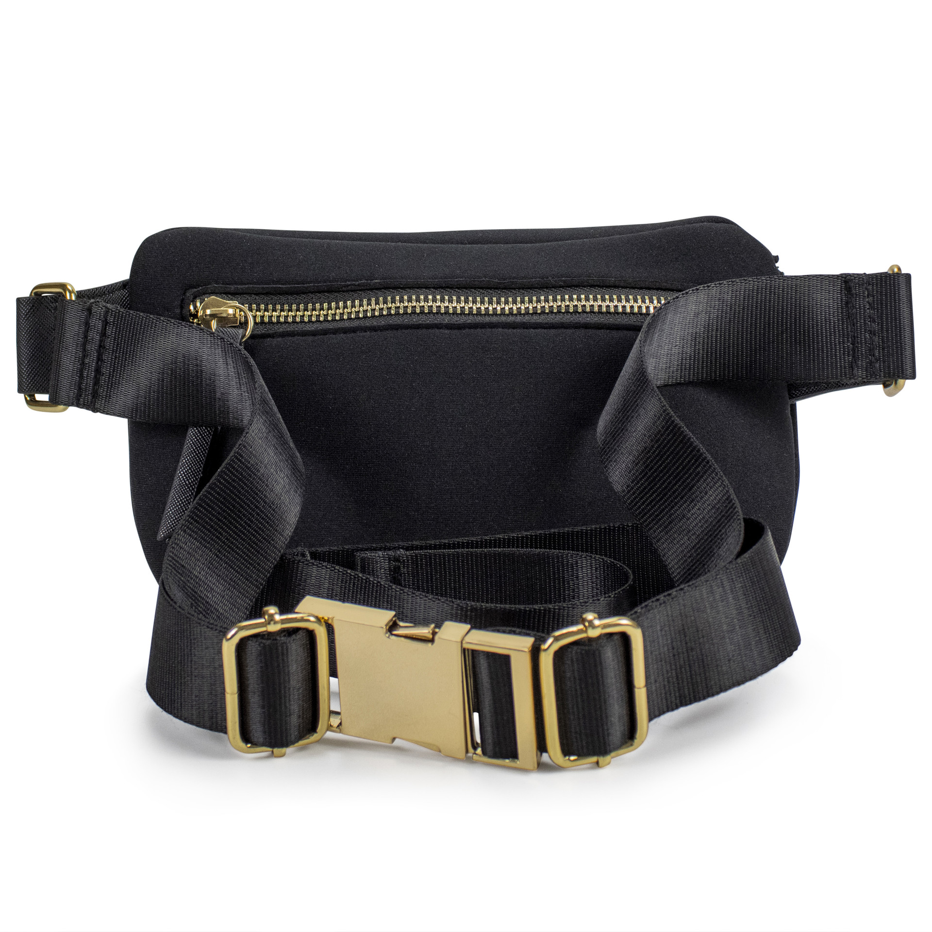 Sage Scuba and Vegan Leather Belt Bag