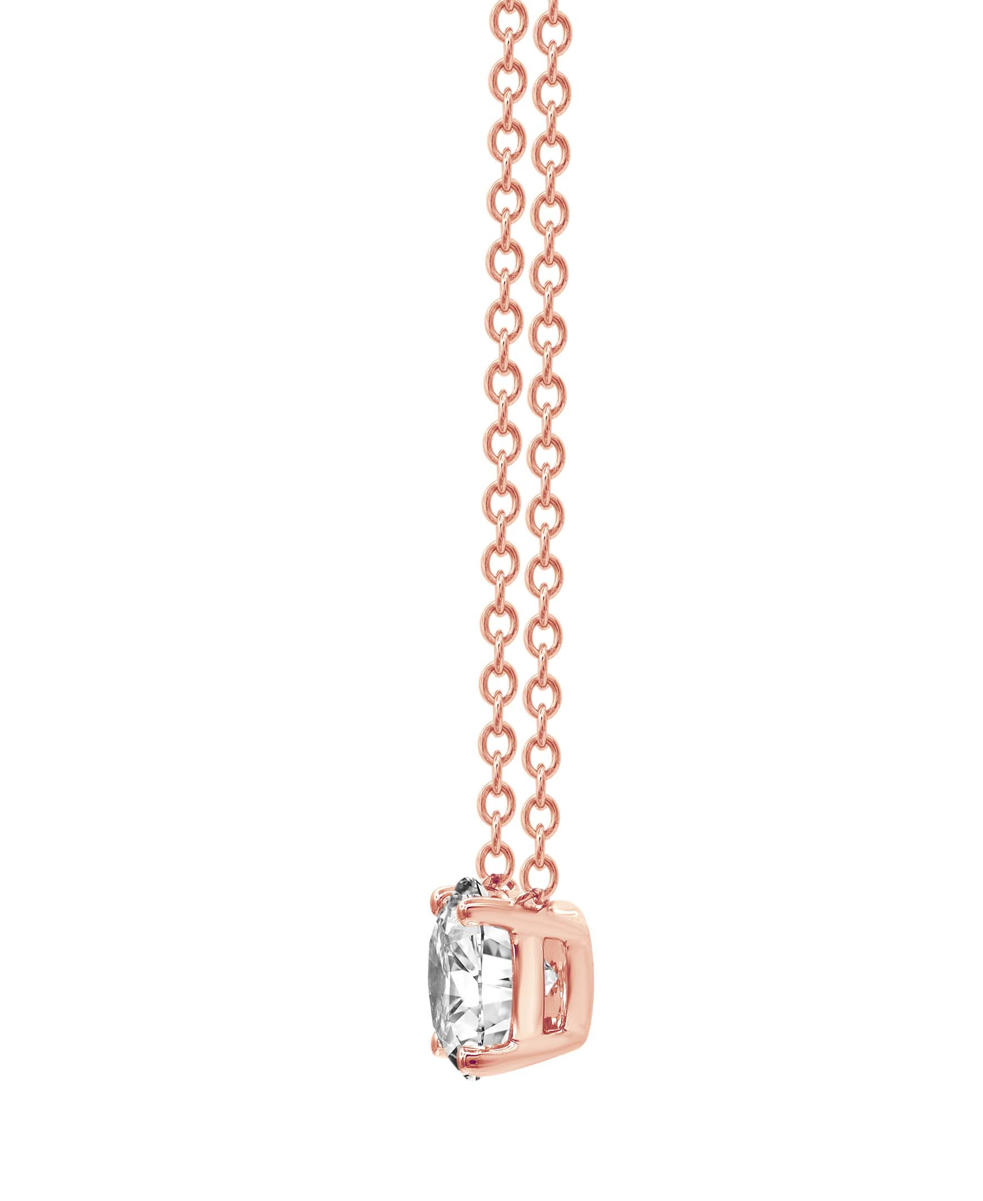 Diamond Pendant Solitaire Plus Necklace