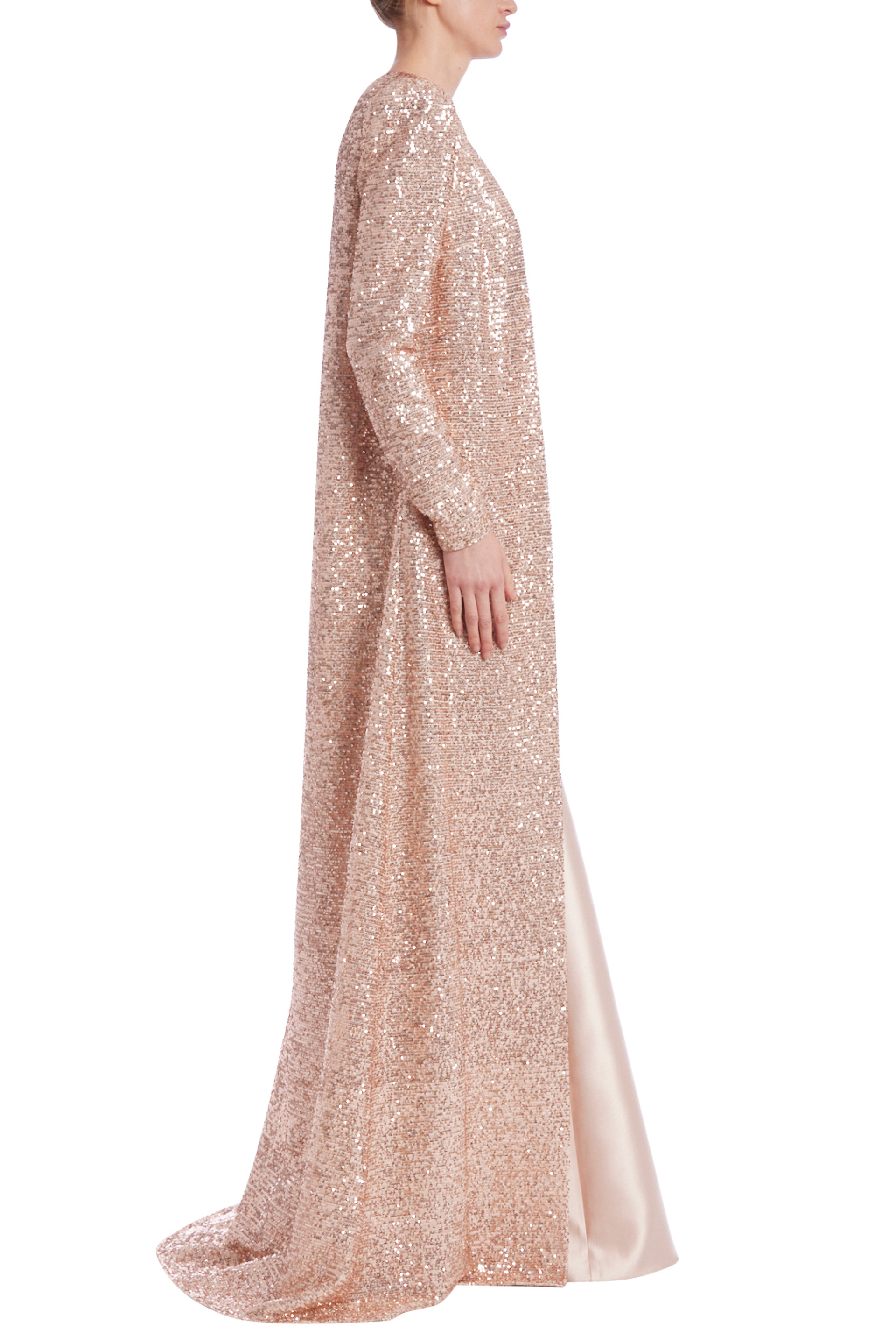 Mikado Gown and Sequined Duster Set