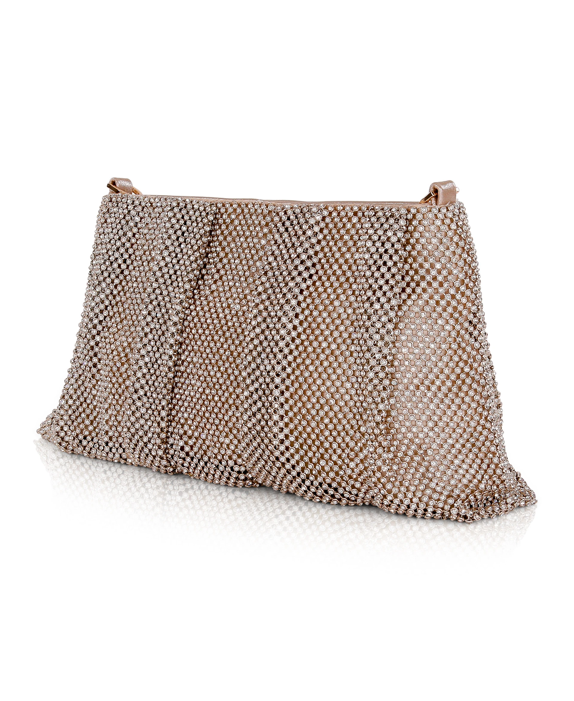 Lilibet Crystal Mesh Box Crossbody