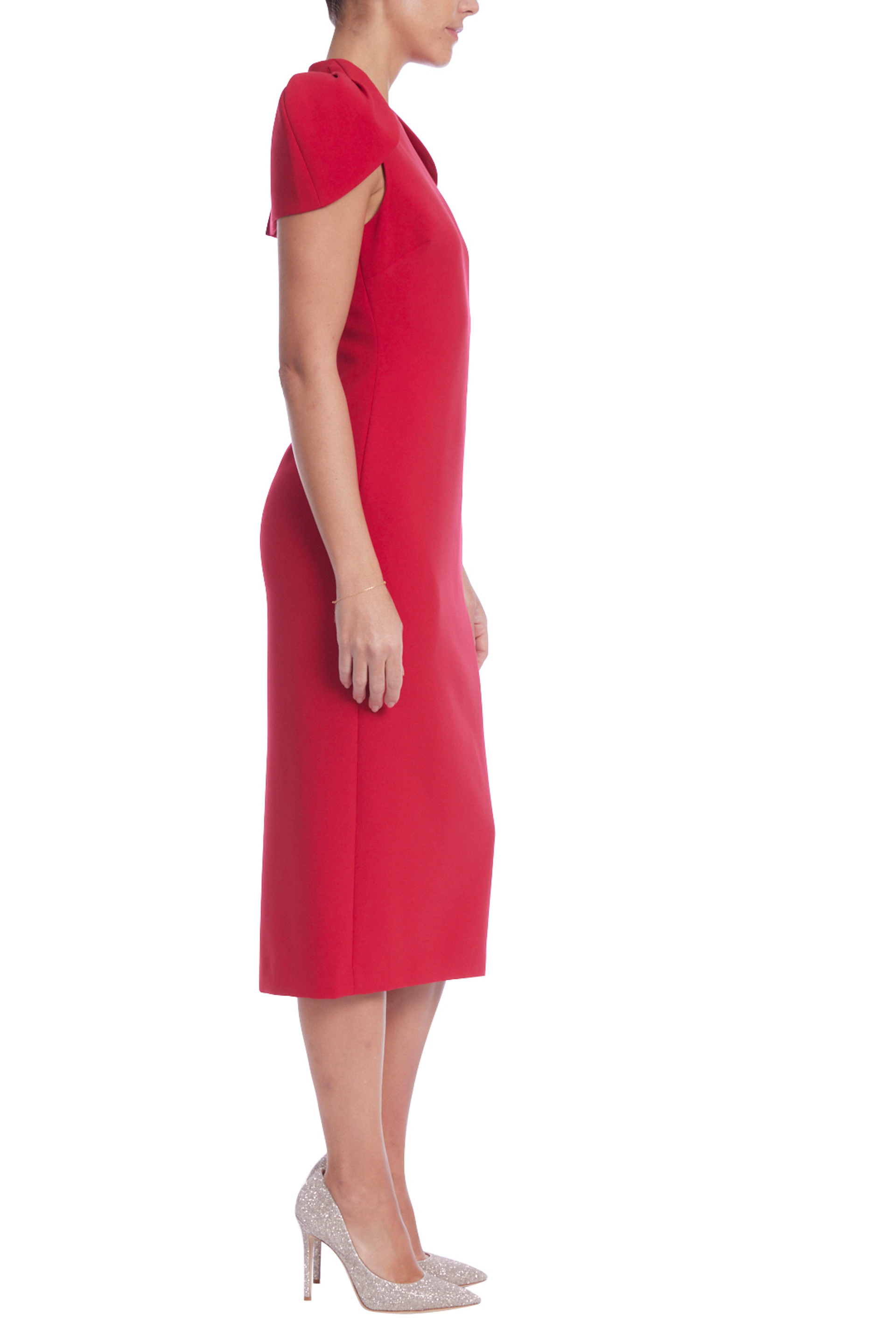 Sheath Dress with Cap Sleeve Shrug