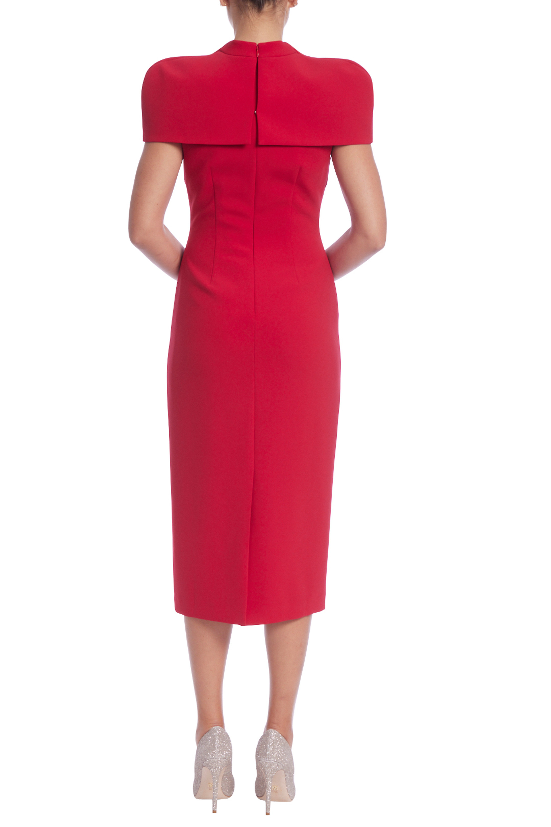 Sheath Dress with Cap Sleeve Shrug