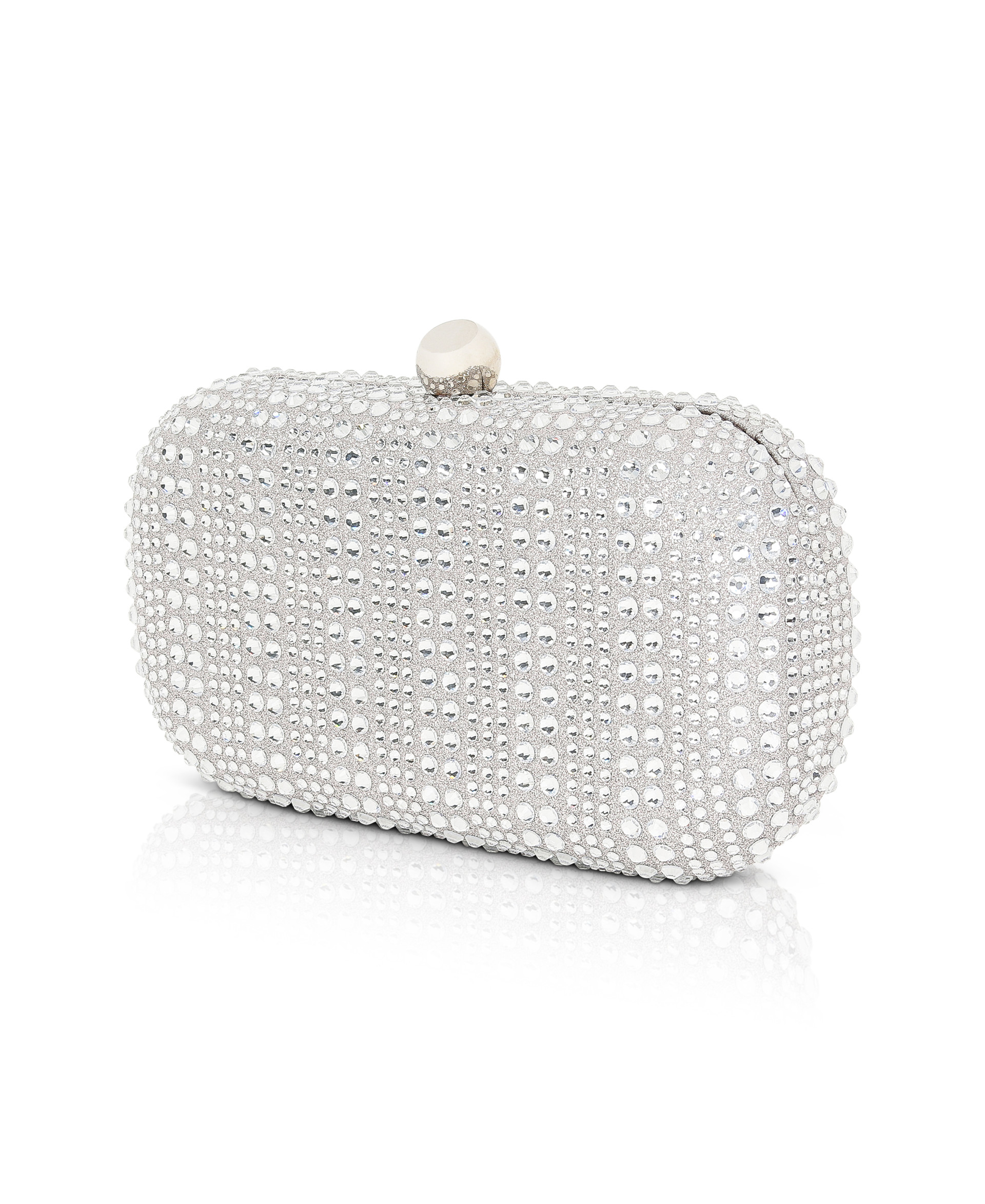 Christy Micro Glitter and Crystal Minaudiere