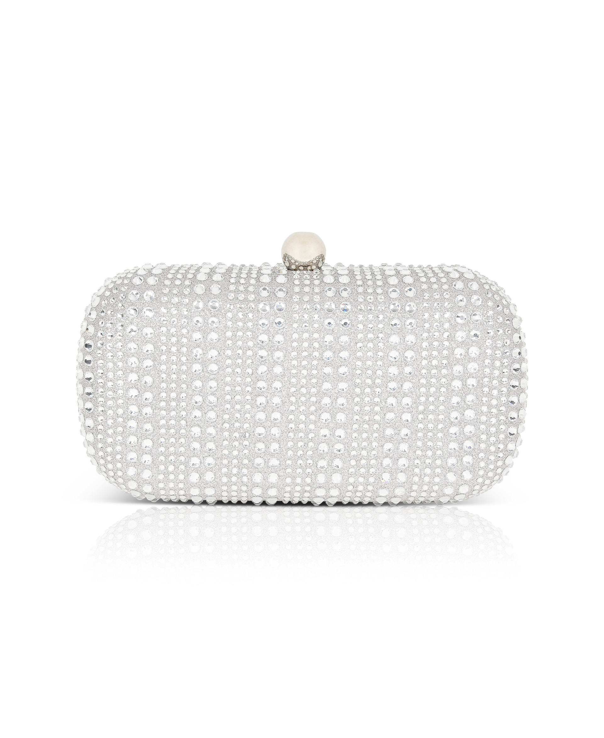 Christy Micro Glitter and Crystal Minaudiere