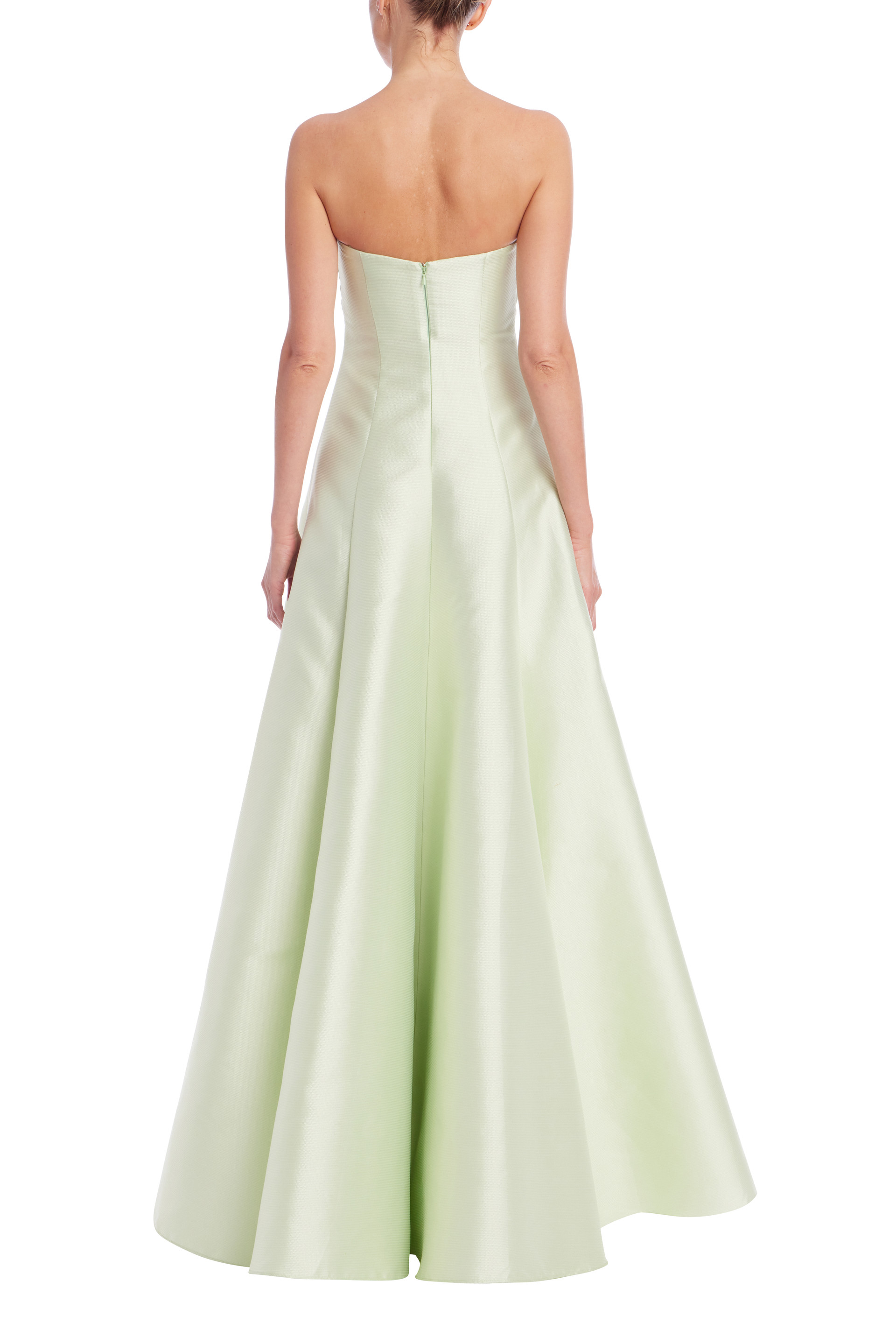 Strapless Sweetheart Neck A-Line Gown
