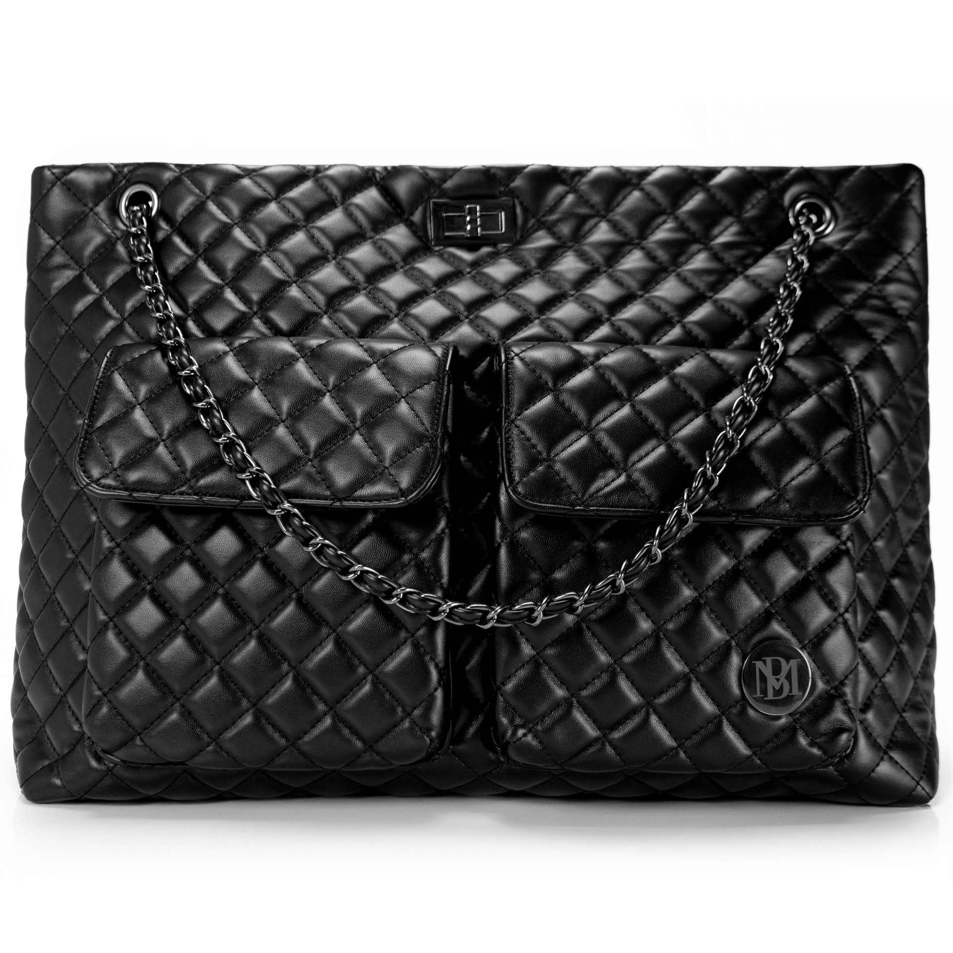 Diana Vegan Leather Tote Weekender Travel Bag