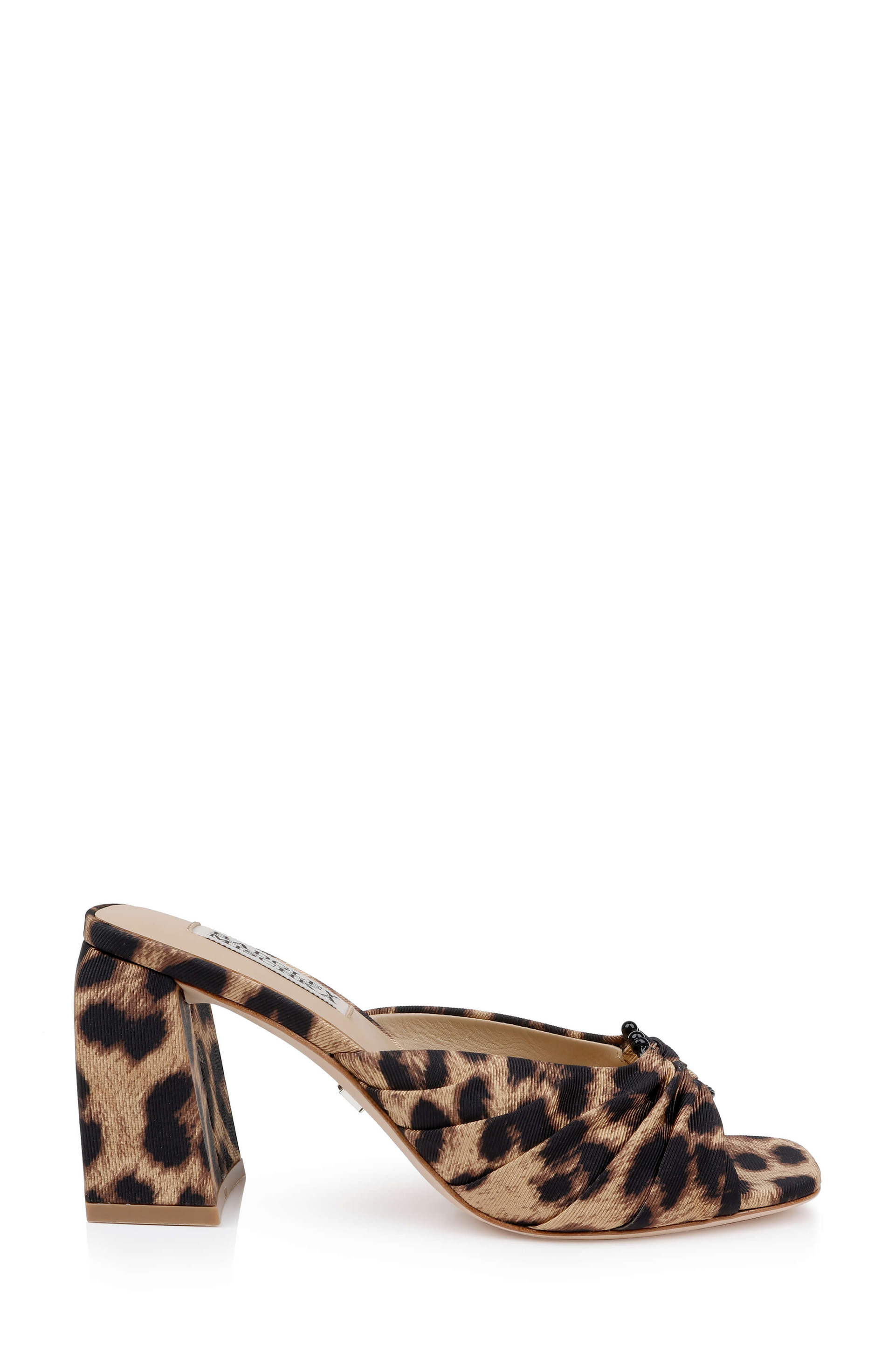 Vayla Ruched Block Heel Mule Sandal