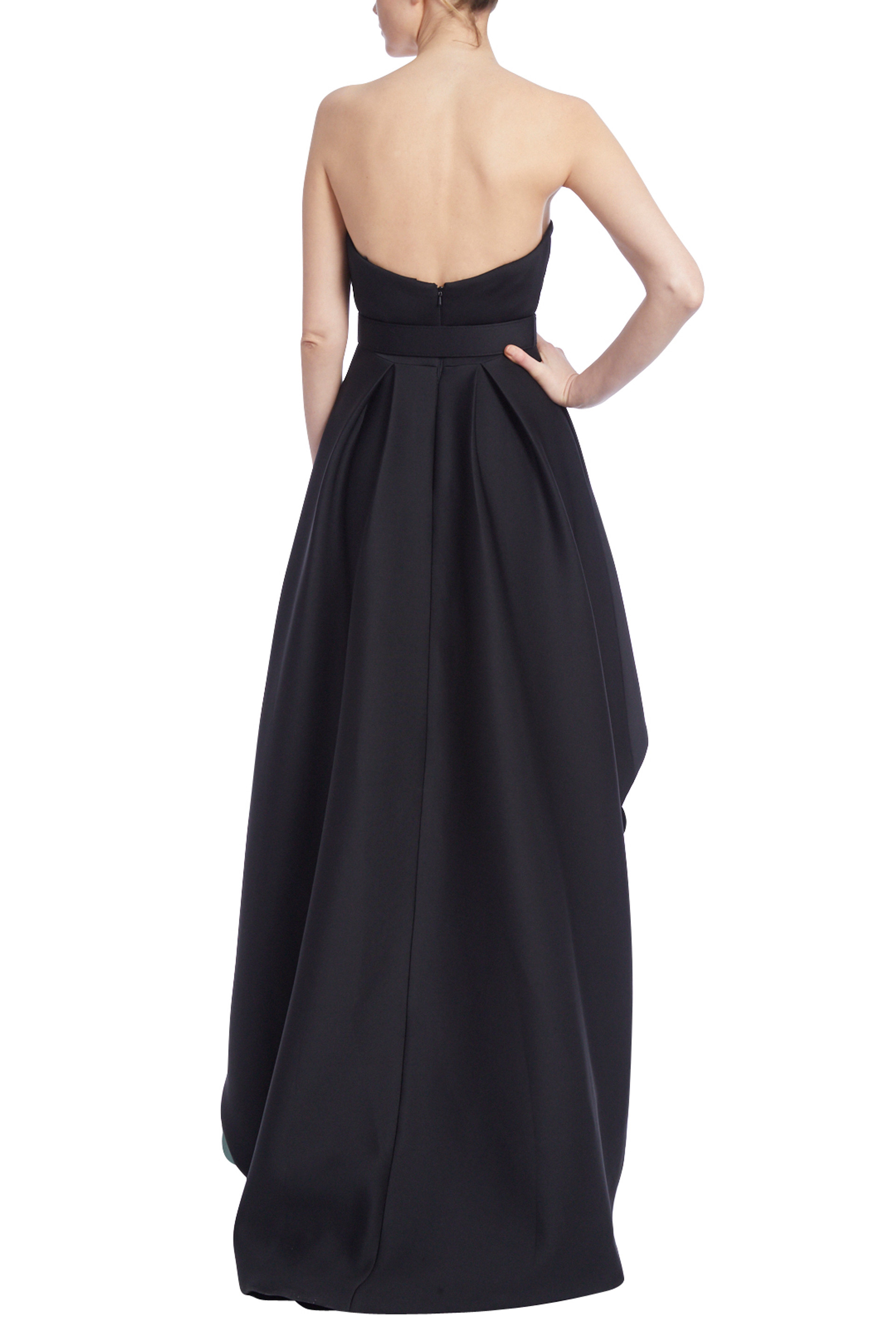 The Surprise Strapless High Low Gown