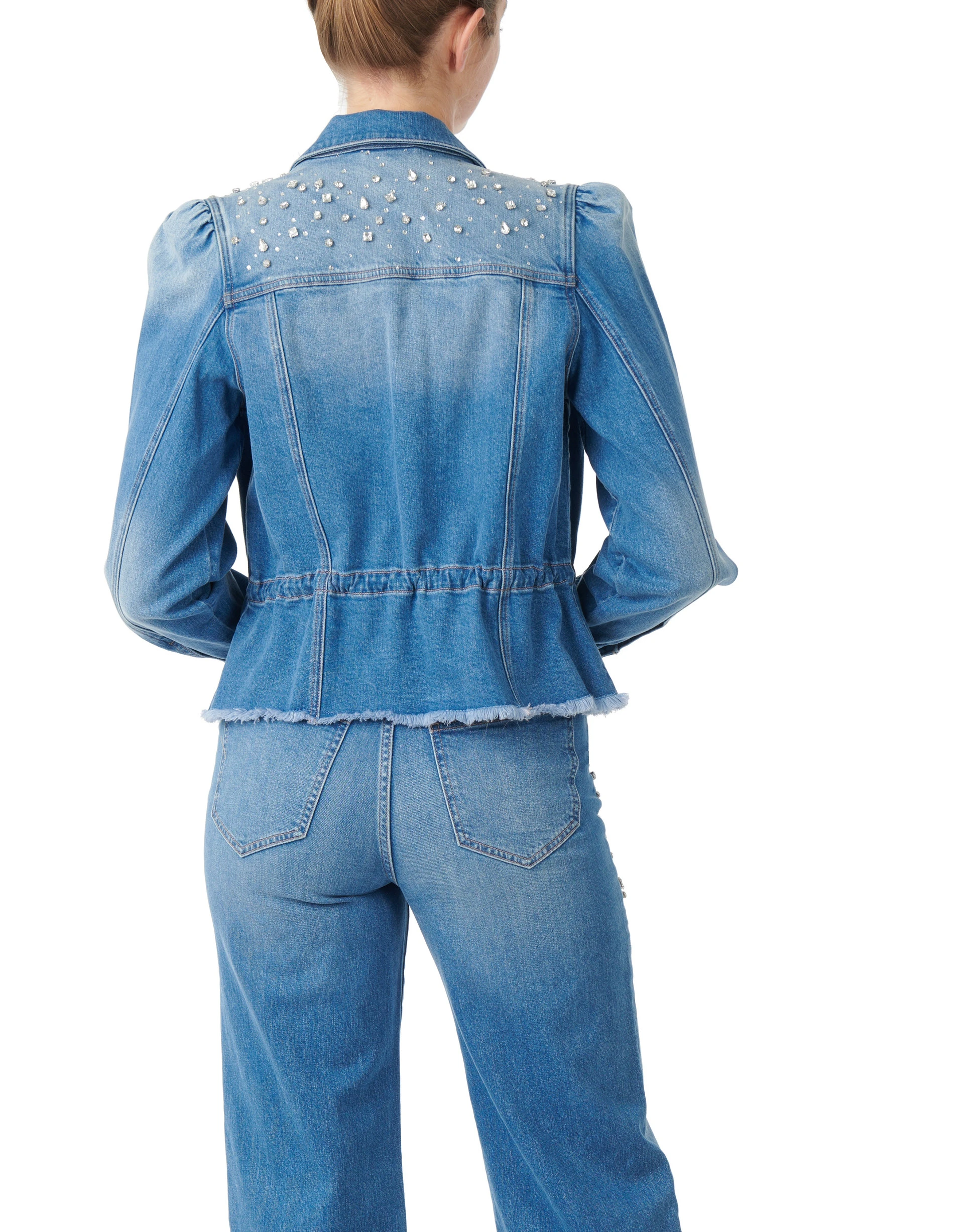 Tunnel Waist Jean Jacket