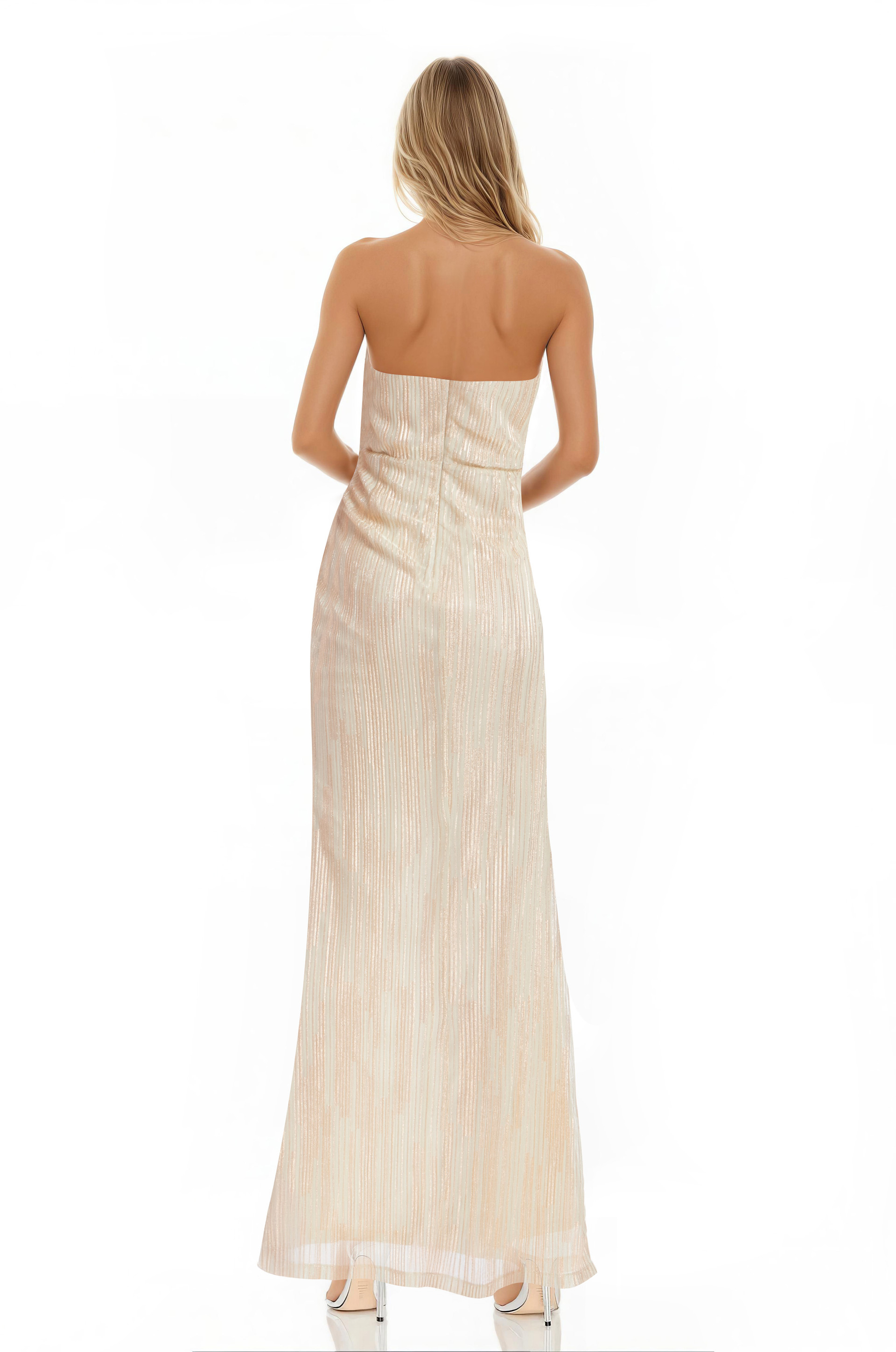 Eva Sleeveless Front Knot Gown