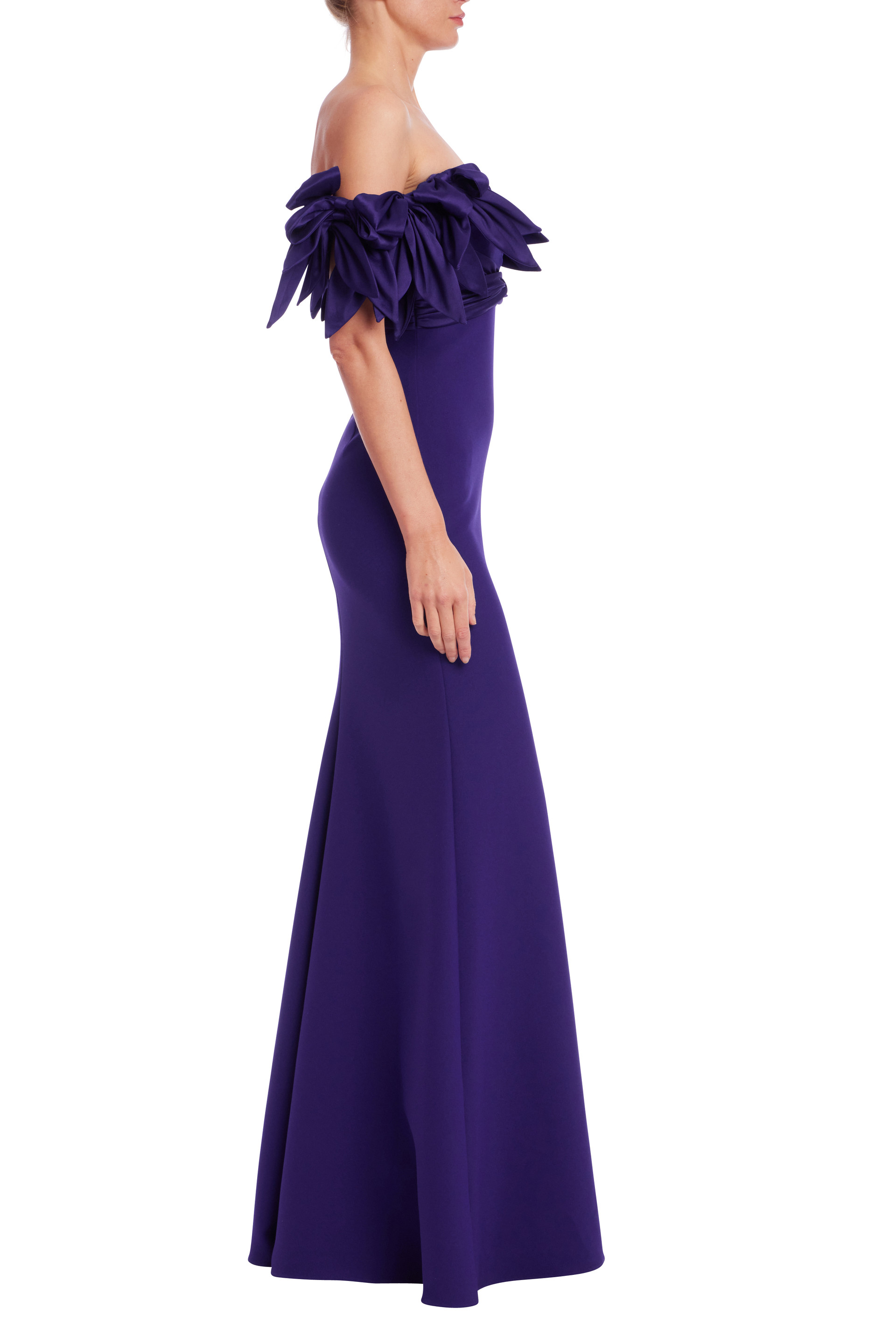 Sweetheart Neck Off Shoulder Gown