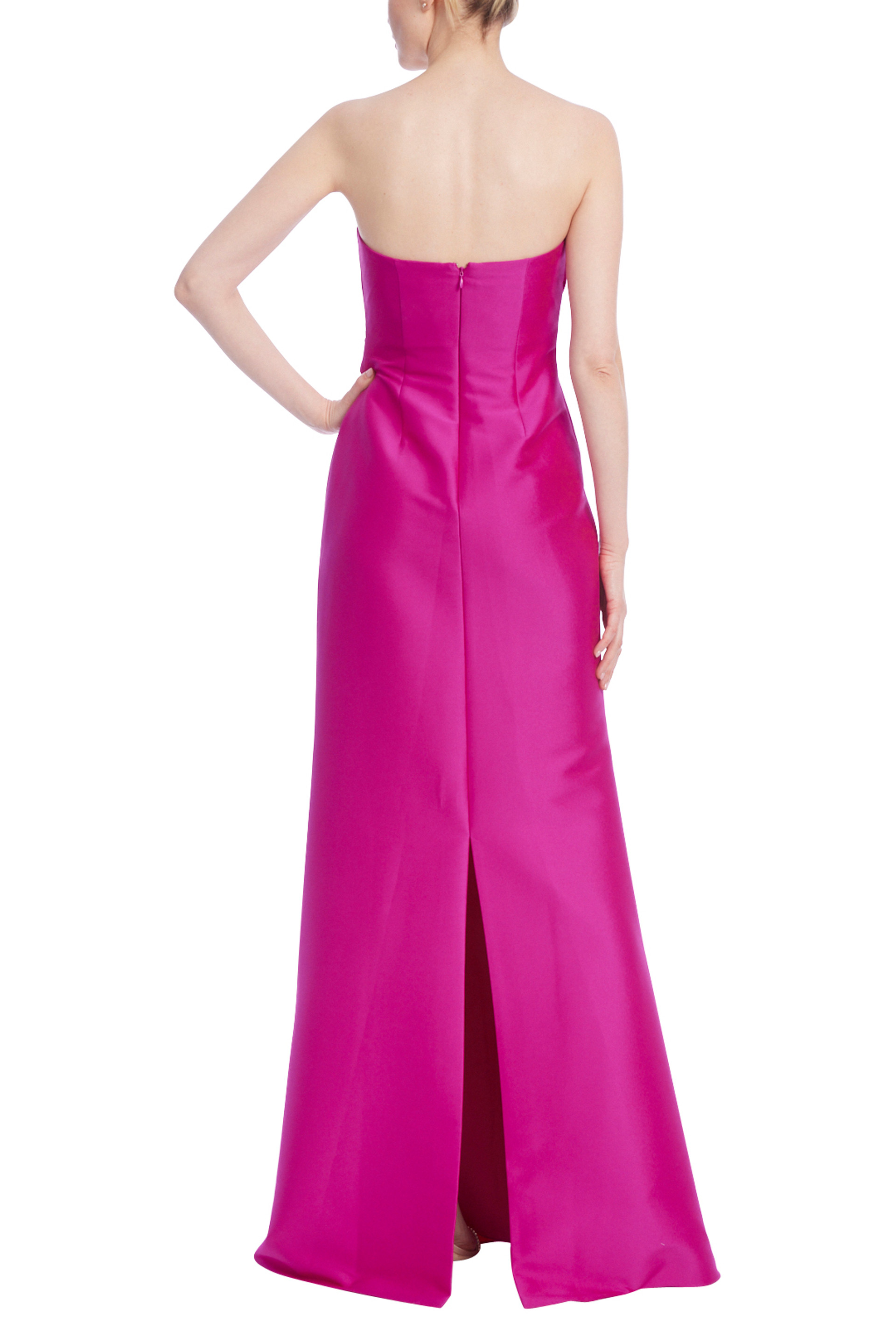 Strapless Sweetheart Neck Gown