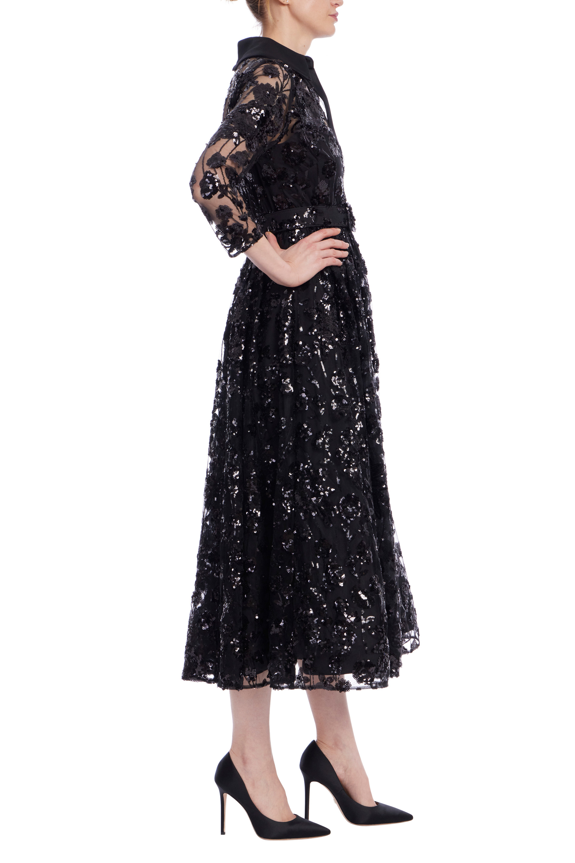 black long formal dress A-Line Sweetheart Neck Tulle Satin Prom Dress, Black Long E Off Track Black Bodycon color:khaki Plus size 40