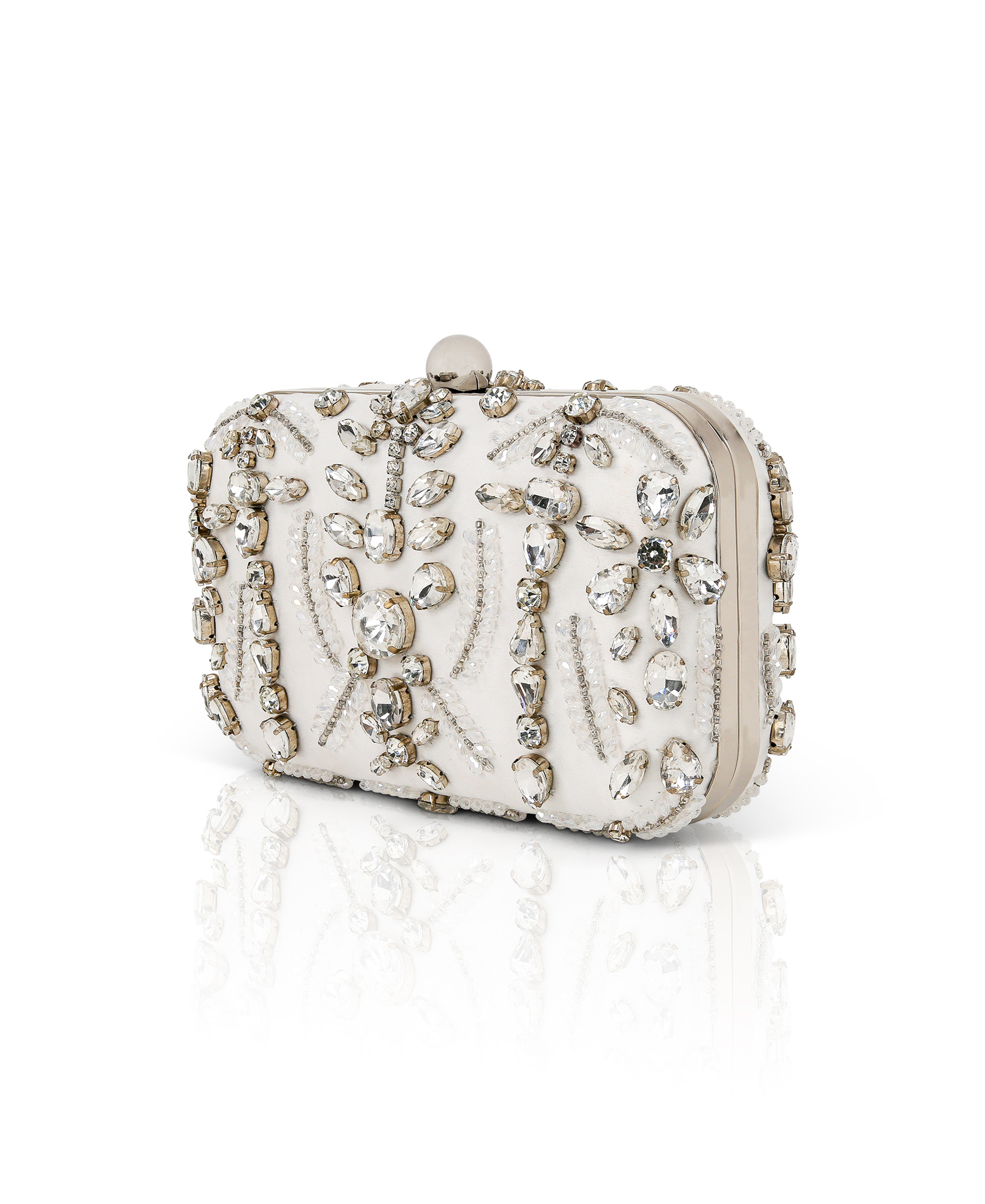 Kiara Victorian-Inspired Hand Beaded Crystal-Encrusted Minaudiere