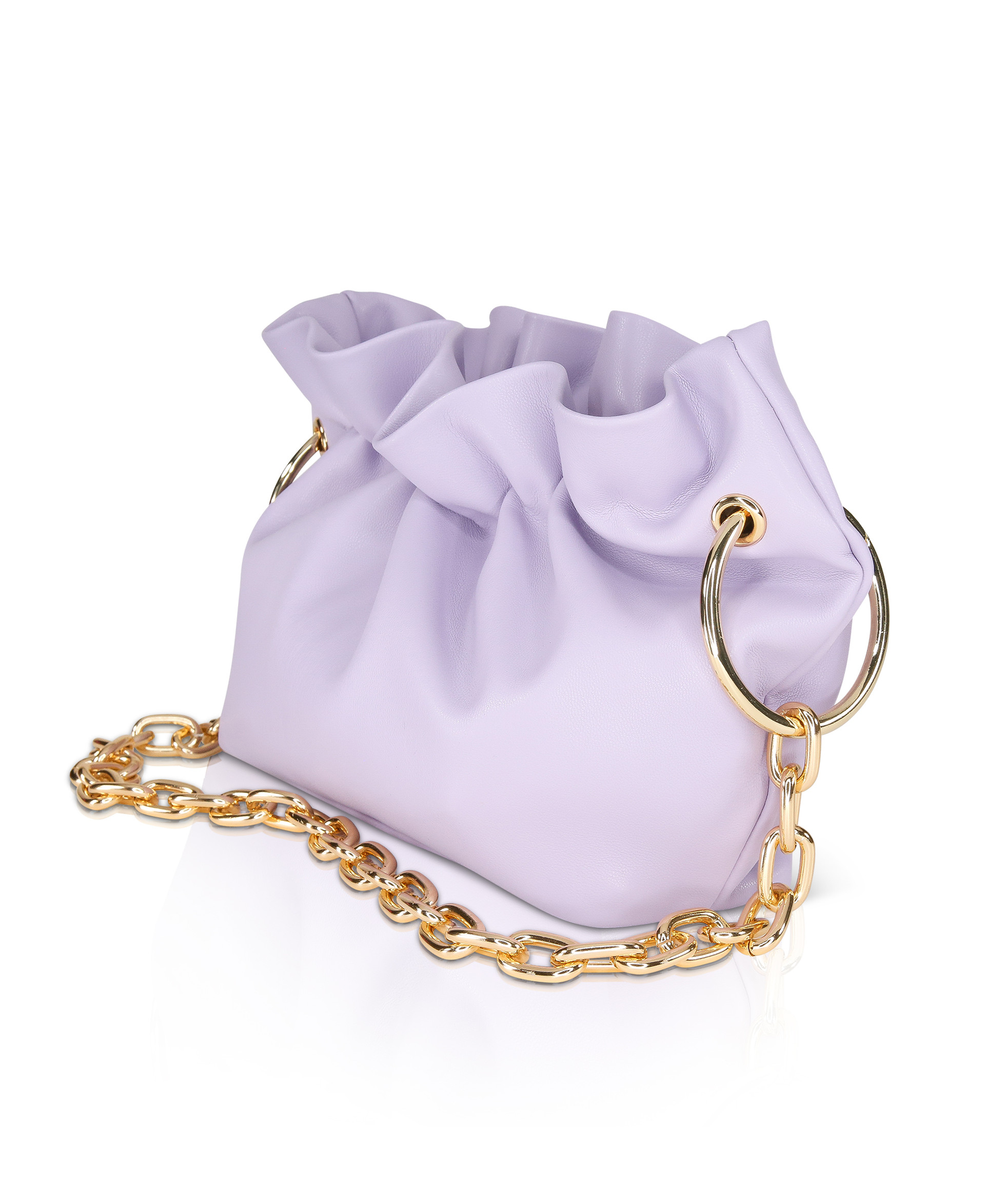 Frankie Supple Faux Leather Dumpling Shoulder Handbag