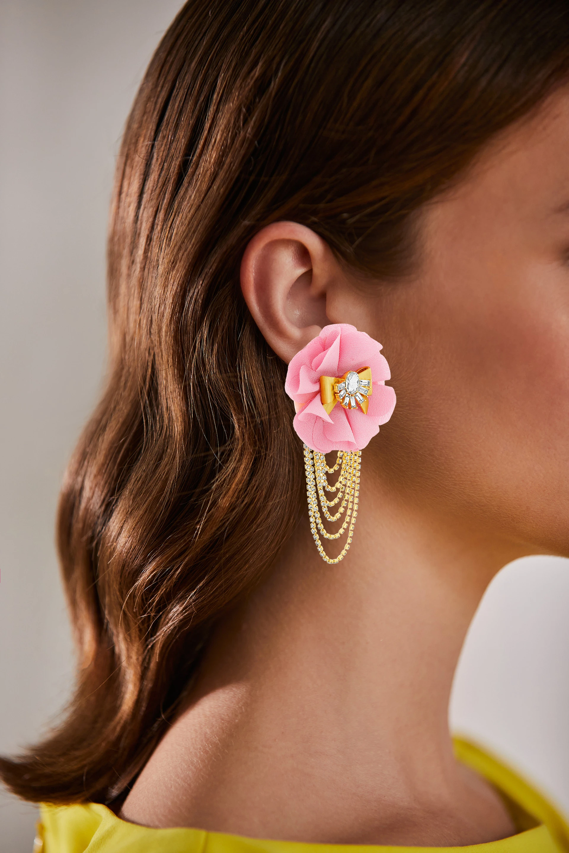 Enchanting Floral Earrings with Swag